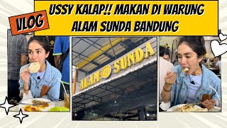 GAK SAH KALO KE BANDUNG GAK MAKAN MAKANAN SUNDA! USSY KALAP MAKAN DI WARUNG ALAM SUNDA