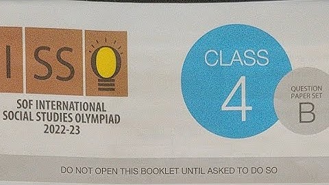 Class 4/SOF-ISSO/2023 set B solved