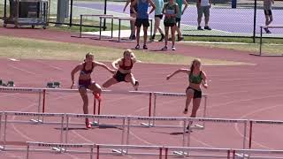 100m Hurdles Girls, School Holidays Meet # 2,  UQ Athletic Track, St Lucia 30/09/2017