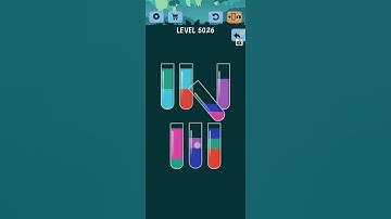 Water Color Sort Level 5026 Gameplay Solution