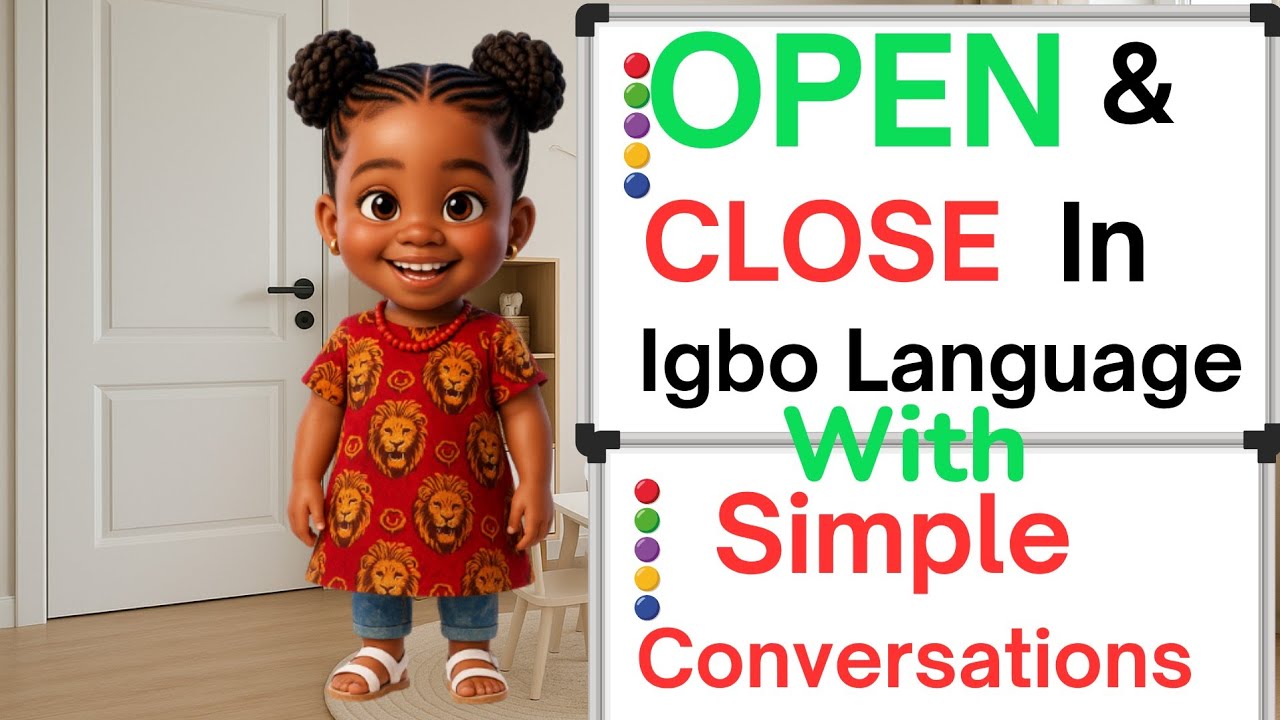 Learn “Open” and “Close” in Igbo! | Fun Igbo Lesson with Chika the Puppet & Songs for Kids