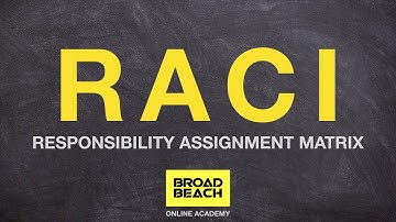 RACI Matrix - Responsibility Assignment Matrix (RAM)