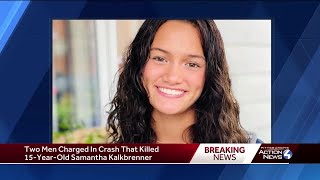 2 men charged in Dravosburg crash that killed Samantha Kalkbrenner