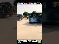Mahindra Thar ROXX vs Force Gurkha TUG OF WAR ☠️✅ #shortvideo
