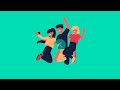 Friends charming Lottie JSON animation