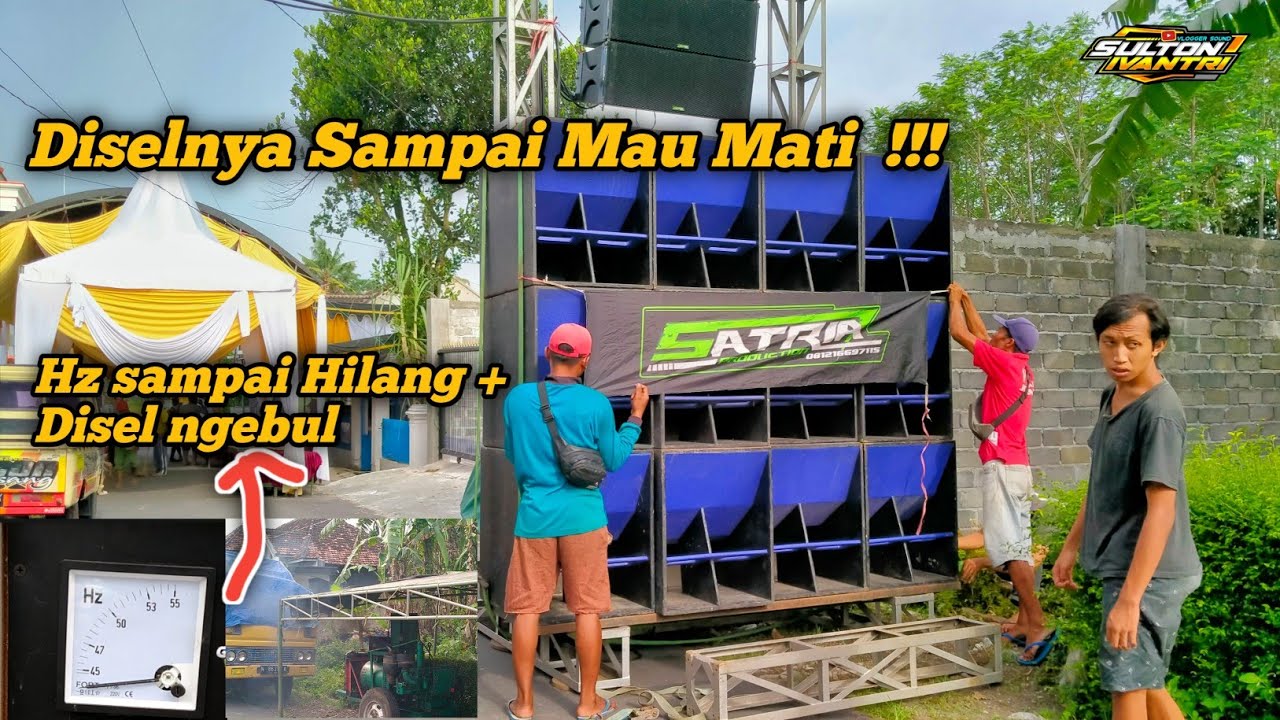 Uji Kekuatan Dompeng Keluar Asap Hitam Sampai mau Mati