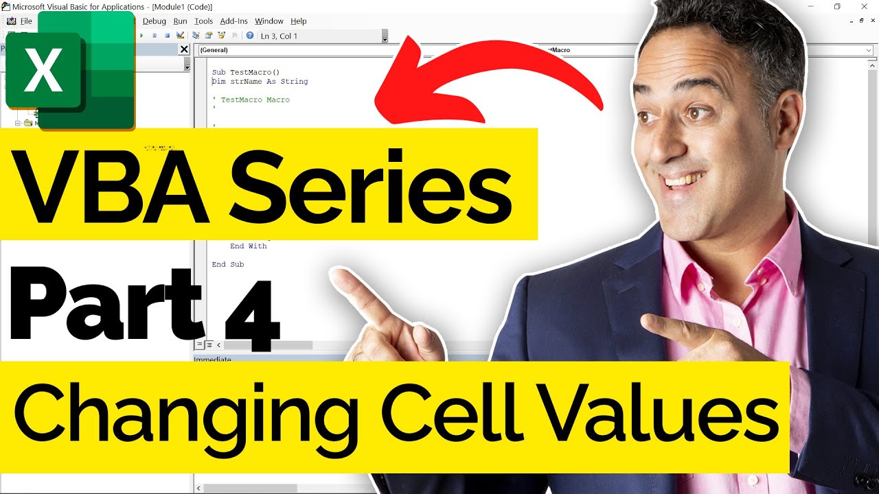 Excel VBA Change Cell Value Double Loop And Offset YouTube