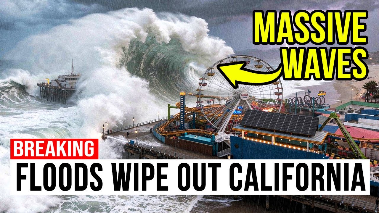 1 MINUTE AGO: HUGE Waves ROCK California During Storm SURGE ...