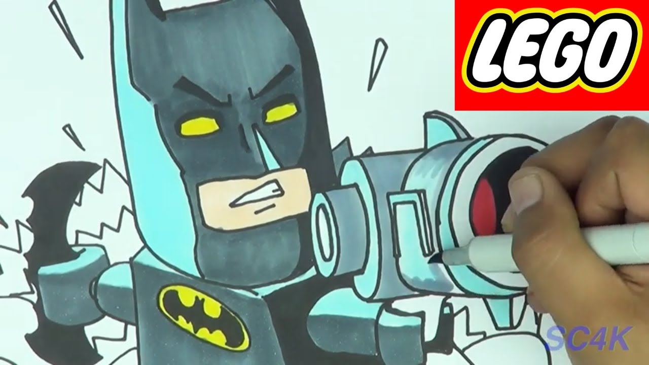 How to Draw & Color Batman | DC Comics Speed Drawing CLasses Tutorial | Learn Colors & HD editor ...