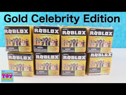 Roblox Gold Collection Celebrity Series 1 Blind Box Opening Pstoyreviews Youtube - détails sur roblox celebrity gold series 1 2 3 4 exclusive mystery box toy figures les nouveaux codes afficher le titre dorigine