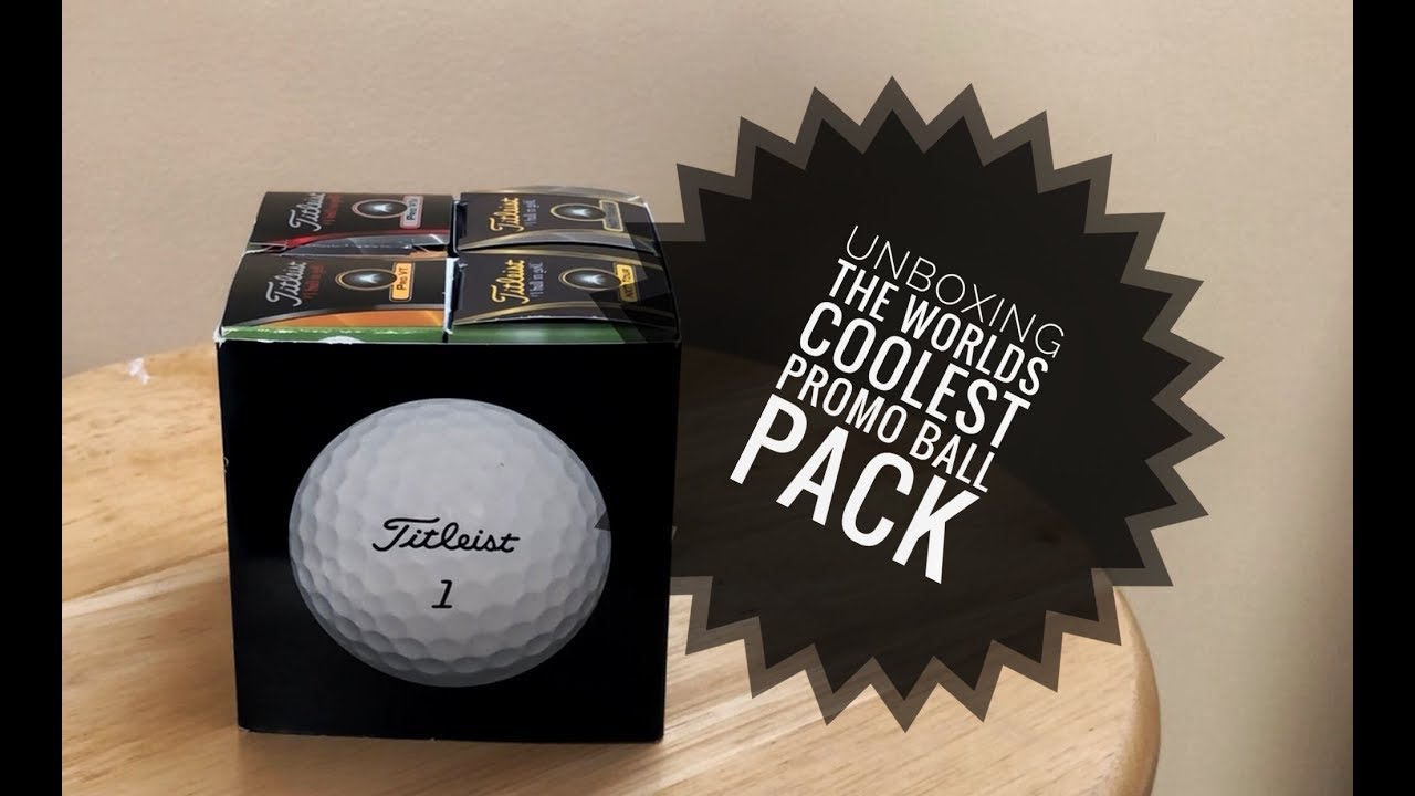 UNBOXING The Greatest Titleist Promo Pack YouTube