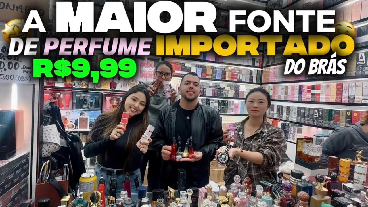 🤩💰 FORNECEDORA DE PERFUMES IMPORTADOS DO BRÁS COM PREÇO IMBATÍVEL 🤑