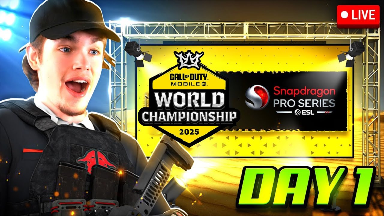 🔴 2025 CODM CHAMPS DAY 1 WATCH PARTY!