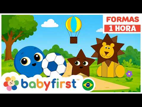 As Formas em Português para Crianças: Figuras Coloridas, Carros e Aventuras | BabyFirst Brasil