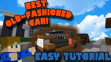 How to build THE BEST OLD-FASHIONED CAR in Bloxd.io!!? || BLOXD.IO TUTORIAL