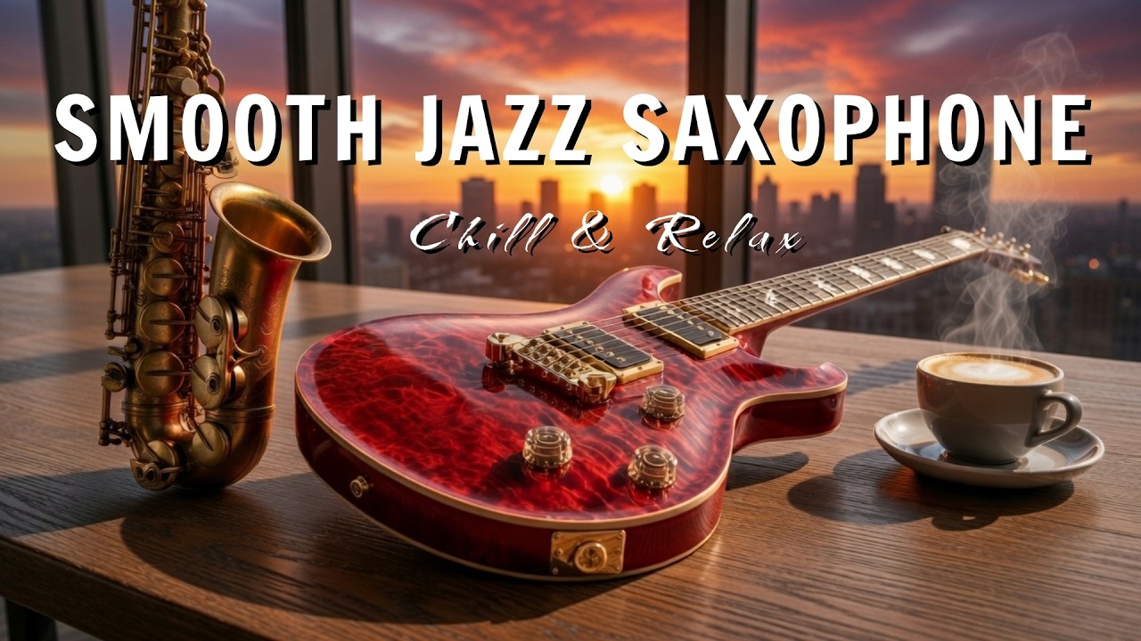 Smooth Jazz & Soul R&B Instrumental – Warm Saxophone & Guitar for Focus and Relaxation.