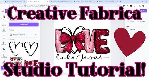 Creative Fabrica Studio Design Tutorial #creativefabrica