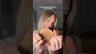 Fast ASMR with a coaster #asmr #relax #tingles #lofiasmr #fastasmr #asmrsounds #asmrshorts #sleep