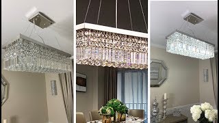 Short Clip Series || New Crystal Raindrop Chandelier || Dining Room Update