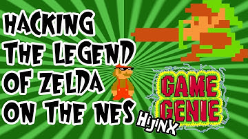 Hacking the Legend of Zelda (NES) - Game Genie Hijinx! (Luigi Clap!)