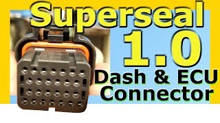 How To Replace Motorcycle Dash And Ecu Connector Amp Superseal 1.0 Connector