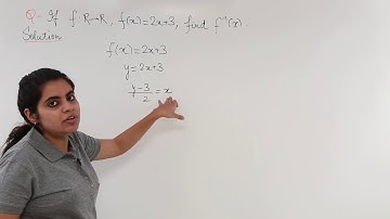 Class 12th – Inverse of Functions Numerical Example-1 | Relation and Functions | Tutorials Point