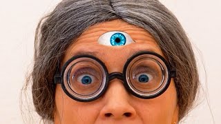 Super Granny`s fail - Eye on the forehead! Compilation
