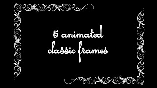 Vintage Animated Frames Pack Motion Graphics