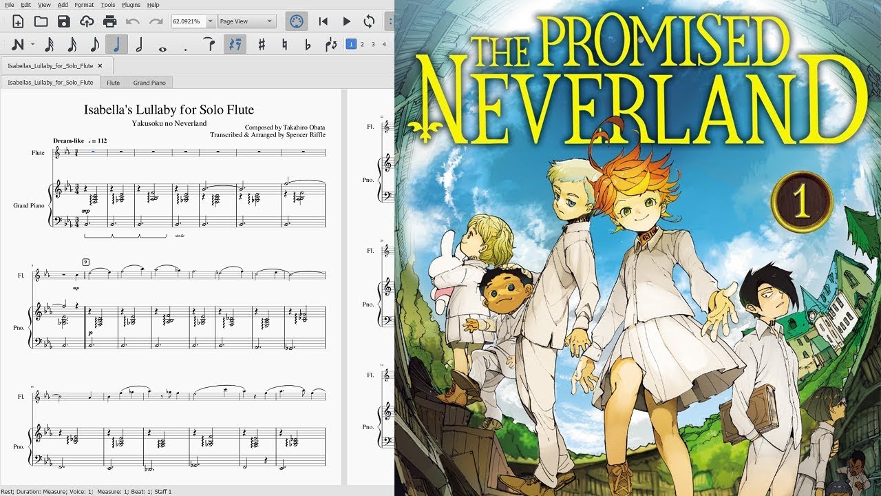 The Promised Neverland Opening 1 Sheet music for Flute (Solo)