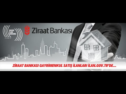 ziraat bankasi gayrimenkul satis ilanlari ilan gov tr de youtube