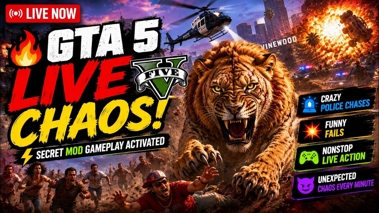 GTA 5 LIVE – DON’T BLINK! SECRET MOD ACTIVATED | Ep 76 #gtalive #gtaonline