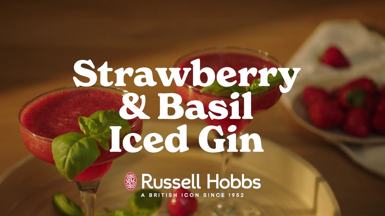 Strawberry & Basil Iced Gin Recipe - Sensigence Intelligent