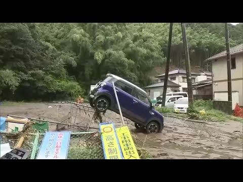大雨から一夜 福島県での被害の爪痕あきらかに 穏やかな川が一変、濁流が住宅を襲う (23/09/09 19:30)