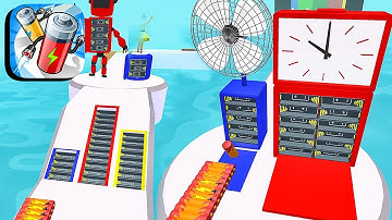 Battery Run 3D ​- All Levels Gameplay Android,ios (Levels 181-182)