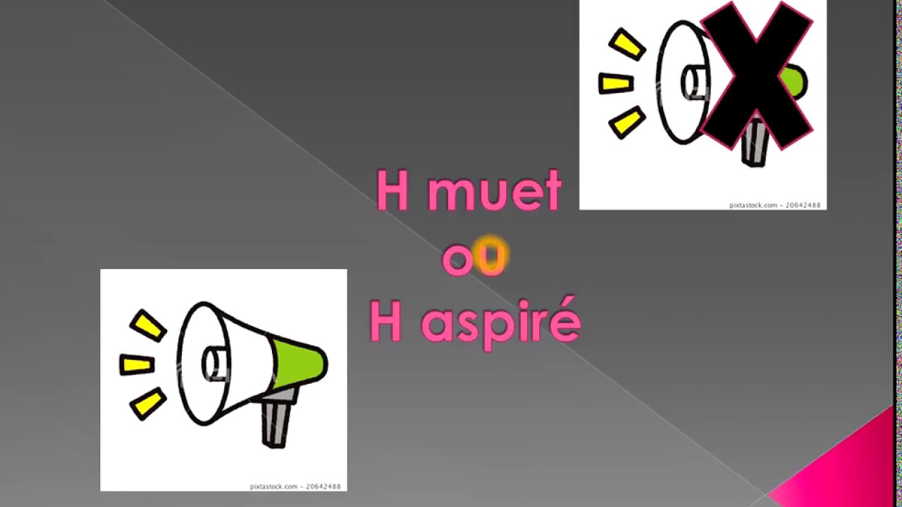 H muet ou H aspiré تعلم اللغة الفرنسية - YouTube