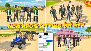 🥳 New Npc's Setting कैसे करें ?🔥Indian Vehicle Simulator 3d | New Update Indian Vehicle Simulator 3d screenshot 2