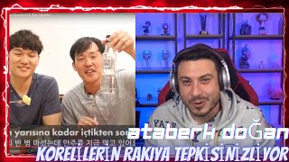 Ataberk Doğan - İlk Kez Raki İçen Koreli̇leri̇n Tekpki̇si̇ni̇ İzli̇yor