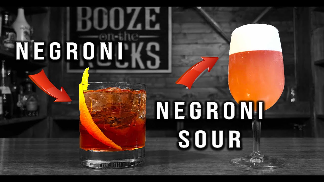 The Negroni and The Negroni Sour | Easy Cocktails With Campari | Booze On The Rocks