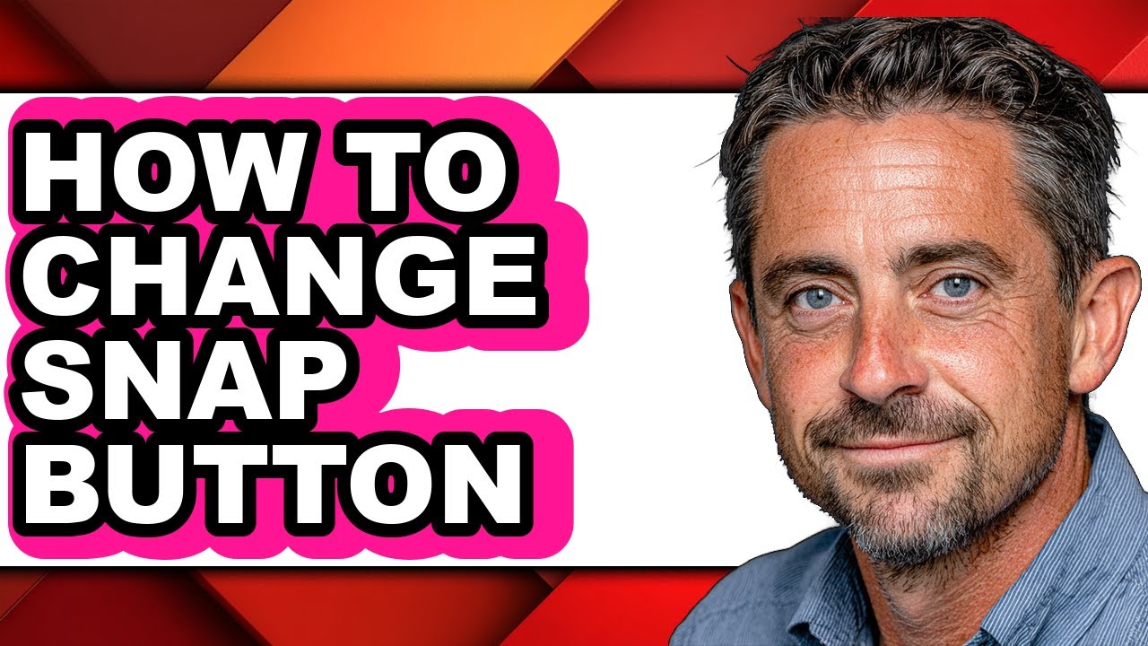 How to Change Snap Button - Step by Step - YouTube