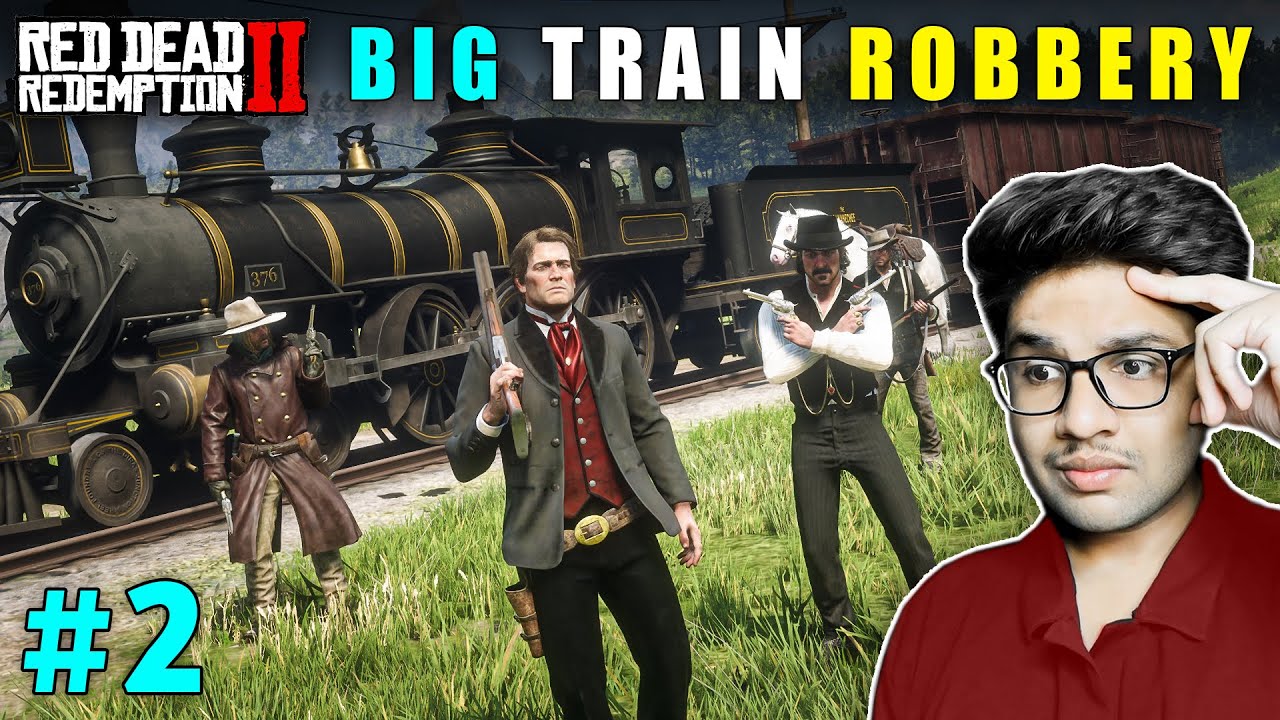 ROBBING A TRAIN WITH OUR GANG | RED DEAD REDEMPTION 2 GAMEPLAY #2 - YouTube
