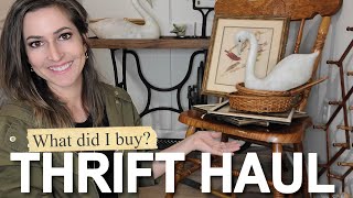 Thrift Haul • Shop with Me • Thrift Stores • Goodwill Bins • Antiques • Artwork • Baskets • Swans