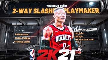 NBA 2K21 2-Way Slashing Playmaker w/Contact Dunks GAME CHANGING!