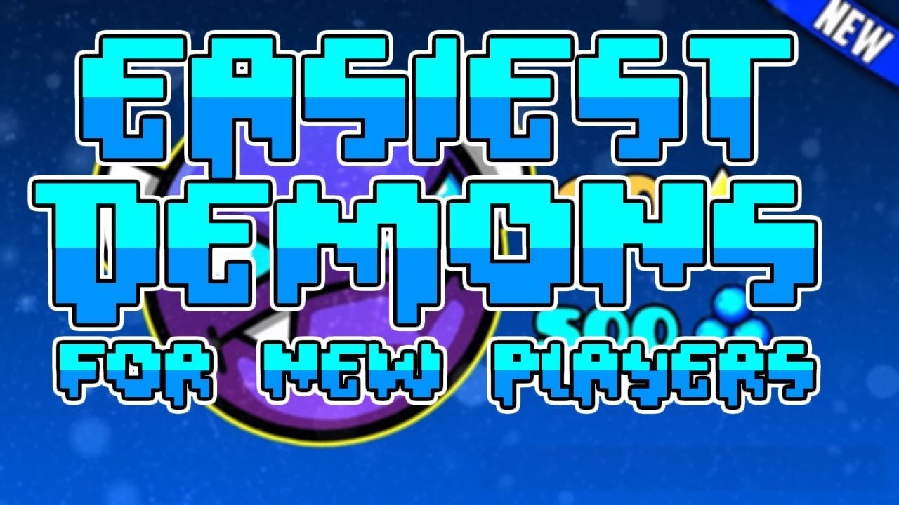 Top 3 Easiest Demons For New Players Geometry Dash 2 13 2017 YouTube
