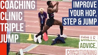 Coaching Clinic Triple Jump Improve Your Hop Step Jump Youtube