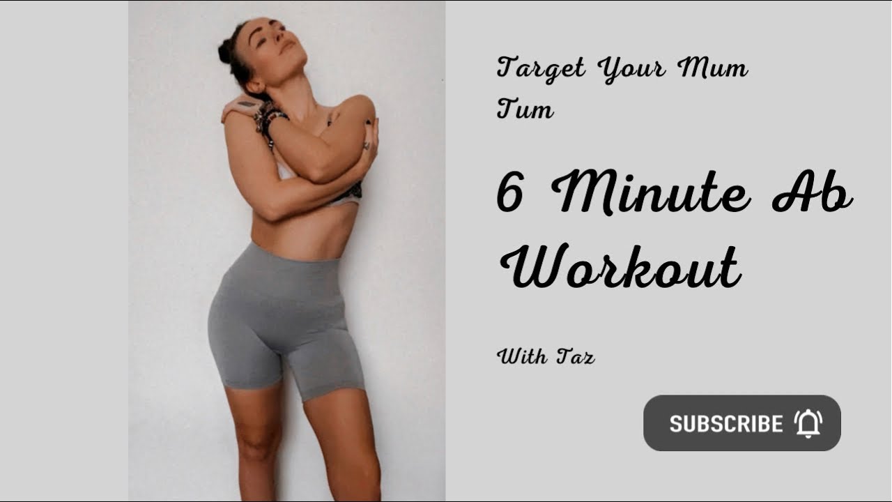 6 Minute Ab Exercises | Quick Workout | Mum Tum