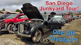 San Diego Junkyard Tour: Rare Vintage Cars & One Off Toyota Cressida??