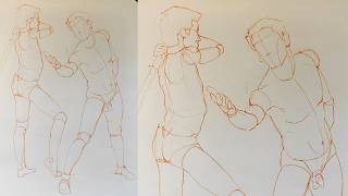 Figure Drawing Demonstration | Standing Poses