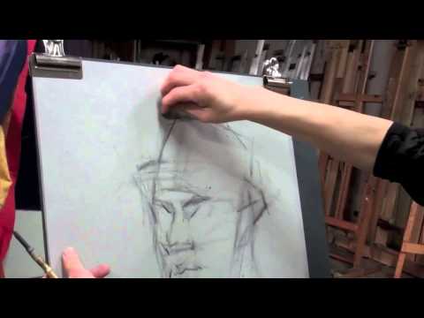 draw-a-portrait-in-charcoal-and-chalk-(part-1)-—-the-art-league-school