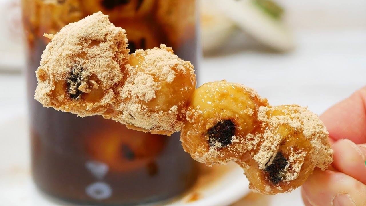 京都で話題のビン入りみたらし団子の作り方 How to Make rice dumpling