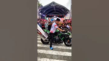 Kawasaki Ninja H2 Extension Exhaust Kawasaki H2 Exaustsound Shorts 